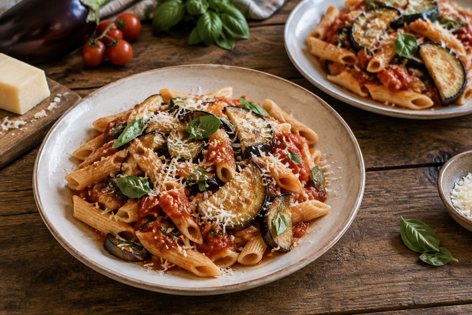 Pasta alla Norma-style Penne