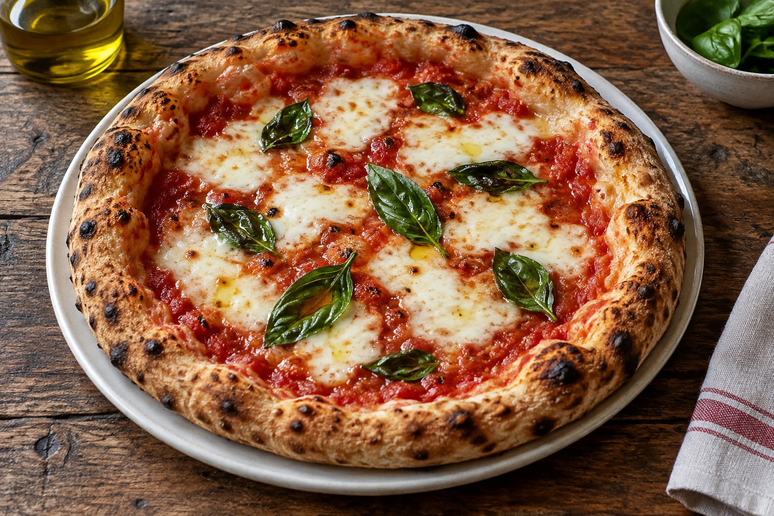 Pizza Margherita at Home