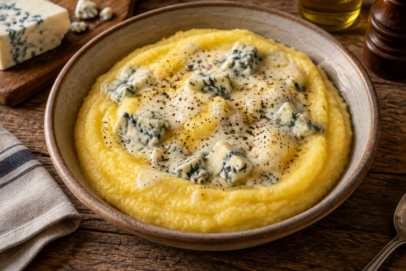 Polenta with Gorgonzola