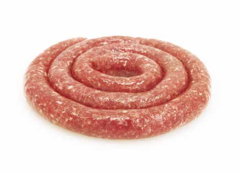 Fassona 100% Pure Beef Sausage (Salsiccia) – Pork-Free 200g - Raw Chilled or Grilled